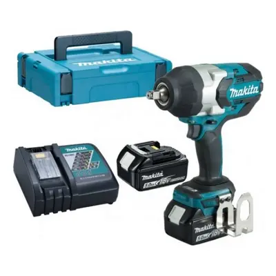 Makita Nářadí - 18V AKU rázový utahovák, 2x aku 5,0 Ah LXT, nabíječka DTW1002RTJ