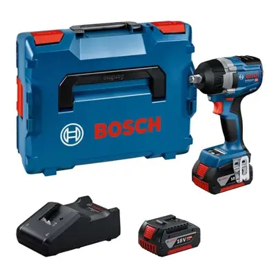 Bosch Nářadí - 18V AKU rázový utahovák, 2x aku 5,0 Ah Li-Ion, nabíječka 06019L9003