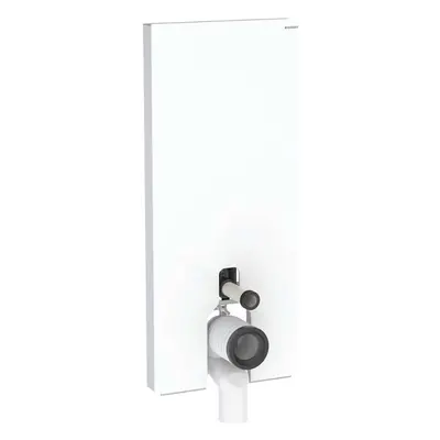 Geberit Monolith Plus - Sanitární modul pro stojící WC, 114 cm, spodní přívod vody, sklo/bílá 13