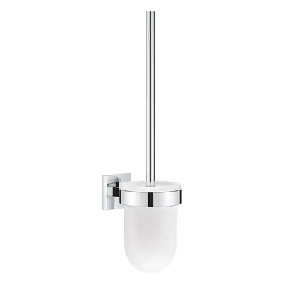 Grohe QuickFix Start Cube - WC štětka nástěnná s držákem, sklo/chrom 40977000