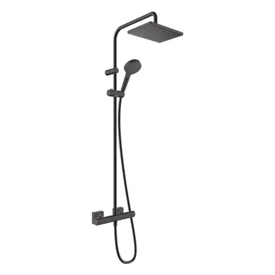 Hansgrohe Vernis Shape - Sprchový set Showerpipe 230 s termostatem, EcoSmart, matná černá 260976