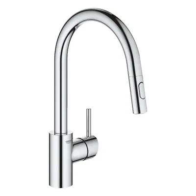 Grohe Concetto - Dřezová baterie s výsuvnou sprškou, chrom 31483002