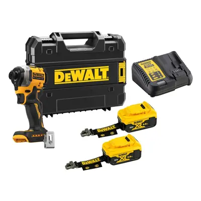 DeWALT Nářadí - 18V AKU rázový utahovák, 2x aku 5,0 Ah LANYARD READY, nabíječka DCF850P2LRT