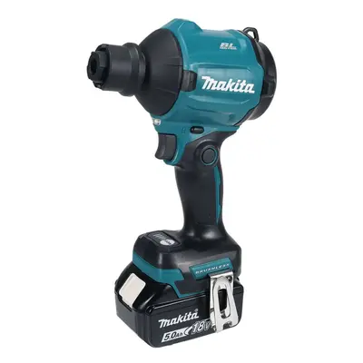 Makita - 18V AKU ofukovač, 1x aku 5,0 Ah, nabíječka DAS180RT