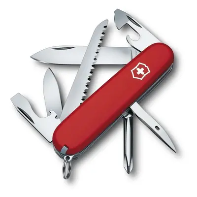 VICTORINOX - Střední kapesní nůž Hiker, 13 funkcí, červená 1.4613