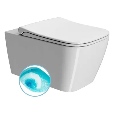 Sapho GSI Nubes - Závěsné WC, Swirlflush, ExtraGlaze, bílá 961511