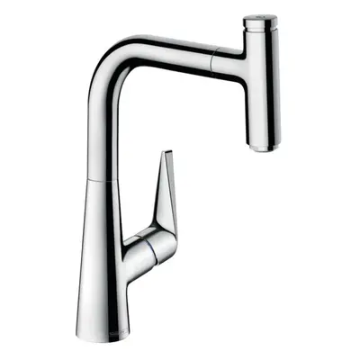 Hansgrohe Talis M51 - Dřezová baterie M5115-H220 s výsuvnou sprškou, sBOX, chrom 73852000