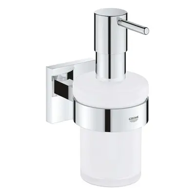 Grohe QuickFix Start Cube - Dávkovač mýdla s držákem, sklo/chrom 41098000