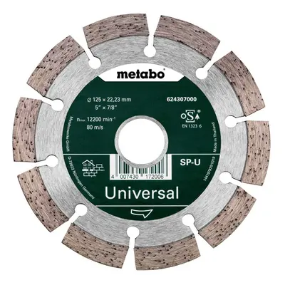 Metabo Příslušenství - Diamantový řezný kotouč na běžné stavební materiály 125 x 22,23 mm 624307