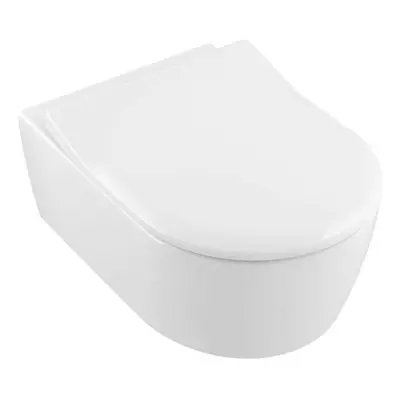 Villeroy & Boch Avento - Závěsné WC se sedátkem SoftClosing, DirectFlush, alpská bílá 5656RS01