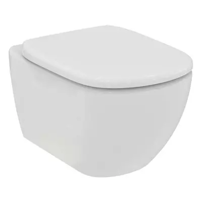 Ideal Standard Tesi - Závěsné WC se sedátkem SoftClose, RimLS+, bílá T536101