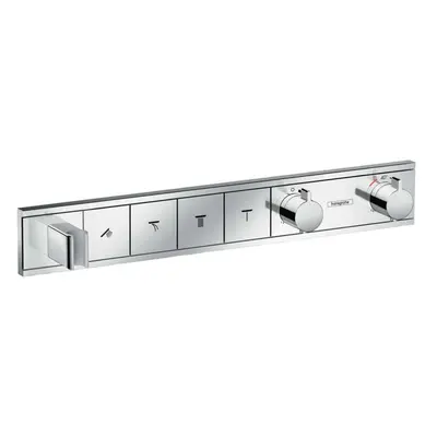 Hansgrohe RainSelect - Baterie pod omítku pro 4 spotřebiče, chrom 15357000