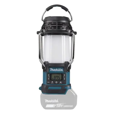 Makita - 18V AKU rádio na pracoviště s LED lampou 260 lm, bez baterie a nabíječky DMR055