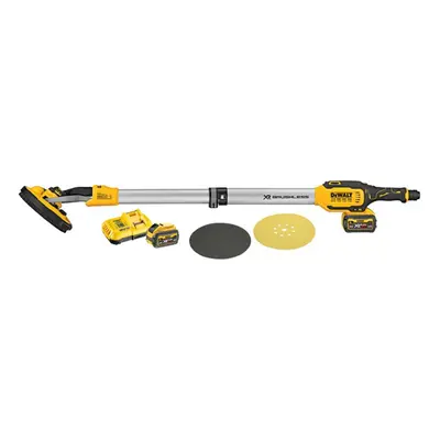 DeWALT Nářadí - 18V AKU bruska na sádrokarton 225 mm, 2x aku 6,0 Ah FLEXVOLT, nabíječka DCE800T2