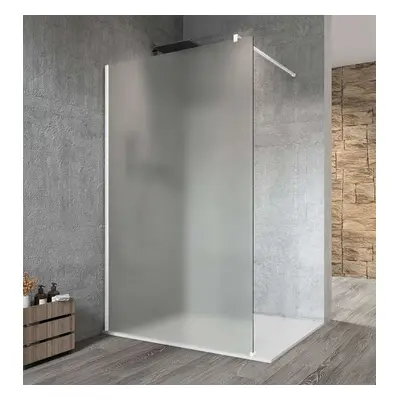 Gelco Vario - Sprchová stěna Walk-In, 140 cm, Coated Glass, bílá/matné sklo GX1414GX1015