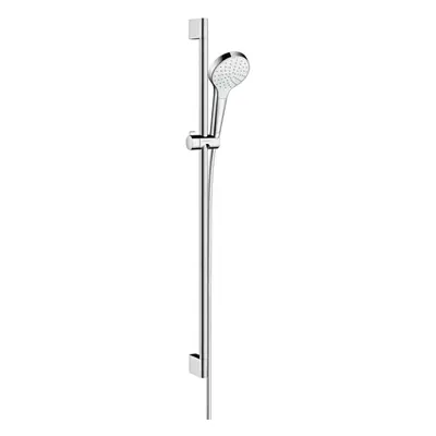 Hansgrohe Croma Select S - Sprchová souprava 1jet EcoSmart 9 l/min 0,90m, bílá/chrom 26575400