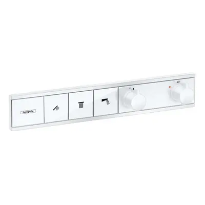 Hansgrohe RainSelect - Termostatická baterie pod omítku, pro 3 spotřebiče, matná bílá 15381700