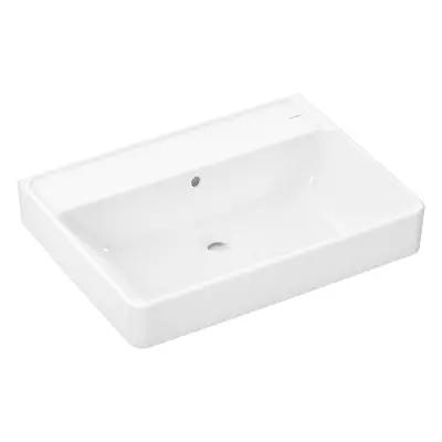 Hansgrohe Xanuia Q - Umyvadlo 65x48 cm, s přepadem, bez otvoru pro baterii, SmartClean, bílá 611