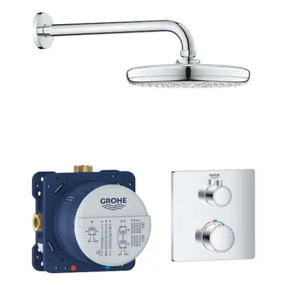 Grohe Grohtherm - Sprchový set Tempesta 210 s termostatem pod omítku, chrom 34728000