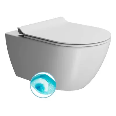 Sapho GSI Color Elements - WC závěsné Pura, splachování Swirlflush, bílá dual-mat 881509