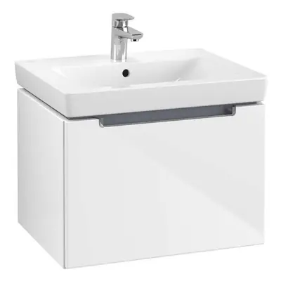 Villeroy & Boch Subway 2.0 - Umyvadlová skříňka, 59x42x45 cm, 1 zásuvka, Glosy White A68710DH