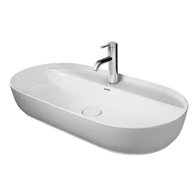 Duravit Luv - Umyvadlo na desku, 80x40 cm, bez přepadu, s otvorem pro baterii, bílá 0380800000