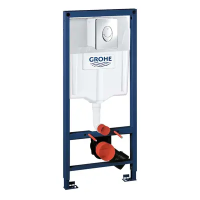 Grohe Rapid SL - Předstěnová instalace pro závěsné WC, tlačítko Skate Air, chrom 38763001