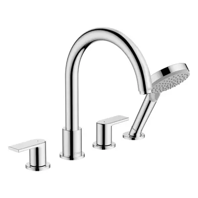 Hansgrohe Vernis Shape - Baterie na okraj vany, 4-otvorová instalace, chrom 71459000