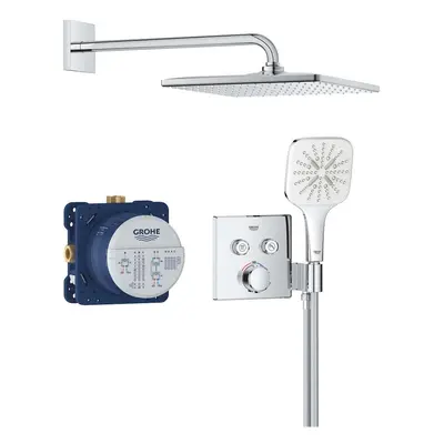 Grohe Precision SmartControl - Sprchový set s termostatem pod omítku, 31x31 cm, 3 proudy, chrom 