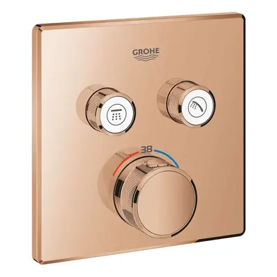 Grohe Grohtherm SmartControl - Termostatická baterie pod omítku, pro 2 spotřebiče, Warm Sunset 2