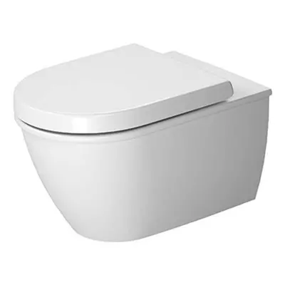 Duravit Darling New - Závěsné WC, Rimless, WonderGliss, bílá 25570900001