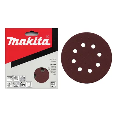 Makita Příslušenství - Brusný papír K40, průměr 125 mm, 10 ks P-43533