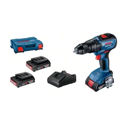 Bosch Nářadí - 18V AKU vrtací šroubovák, 3x aku 2,0 Ah Li-Ion, nabíječka 06019H5121