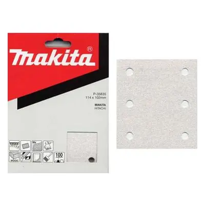 Makita Příslušenství - Brusný papír K80, 114x102 mm, 10 ks P-35829