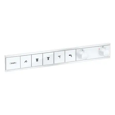 Hansgrohe RainSelect - Termostatická baterie pod omítku, pro 5 spotřebičů, matná bílá 15384700