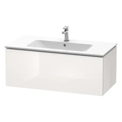 Duravit L-Cube - Umyvadlová skříňka 40x102x48 cm, 1 zásuvka, lesklá bílá LC614202222