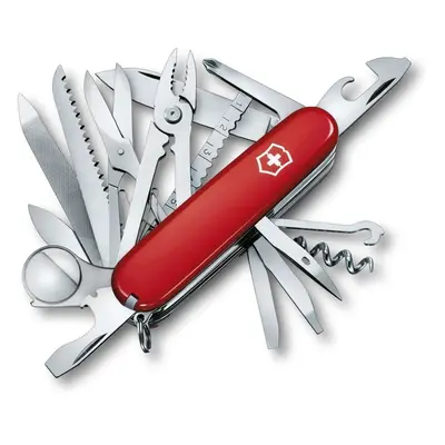 VICTORINOX - Střední kapesní nůž Swiss Champ, 33 funkcí, červená 1.6795