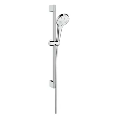 Hansgrohe Croma Select S - Sprchová souprava 1jet EcoSmart 9 l/min 0,65m, bílá/chrom 26565400