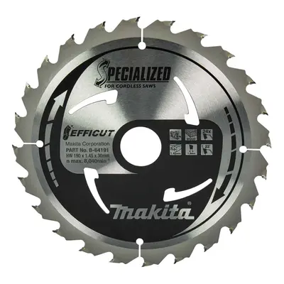 Makita Příslušenství - Pilový kotouč na dřevo 190x30 mm, 24 zubů B-64191