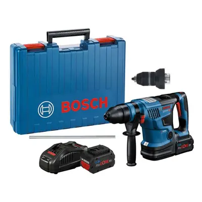 Bosch Nářadí - 18V AKU vrtací kladivo SDS Plus, 2x aku 8,0 Ah ProCORE, nabíječka 0611914002