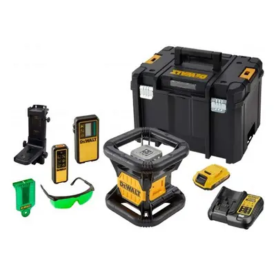 DeWALT Příslušenství - 18V AKU rotační laser, dosah 600 m, s příslušenstvím, 1x aku 2,0 Ah XR, n