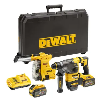 DeWALT Nářadí - 54V AKU kombinované kladivo s integrovaným odsáváním prachu, 2x aku 9,0 Ah FLEXV