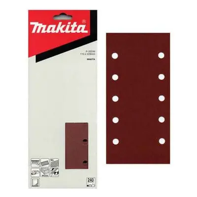 Makita Příslušenství - Brusný pás K100, 115x229 mm, 10 ks P-33205