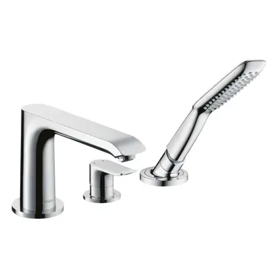 Hansgrohe Metris New - Baterie na okraj vany, 3-otvorová instalace, chrom 31190000