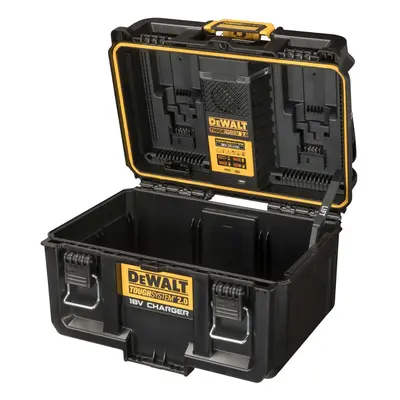 DeWALT Příslušenství - 4A duální nabíječka, pro akumulátory 18 V, v kufru TOUGHSYSTEM DWST83471