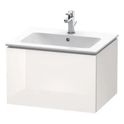 Duravit L-Cube - Umyvadlová skříňka 40x62x48 cm, 1 zásuvka, lesklá bílá LC614002222