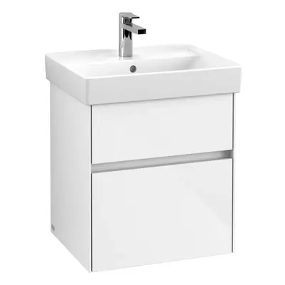 Villeroy & Boch Collaro - Umyvadlová skříňka, 51x55x41 cm, 2 zásuvky, Glossy White C00700DH