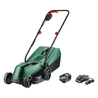 Bosch Zahradní technika - 18V AKU sekačka na trávu, záběr 32 cm, 1x aku 4,0 Ah Li-Ion, nabíječka