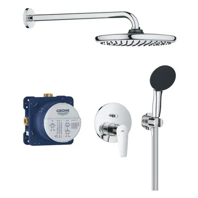 Grohe Start Edge - Sprchový set pod omítku, průměr 25 cm, 2 proudy, chrom 25293000