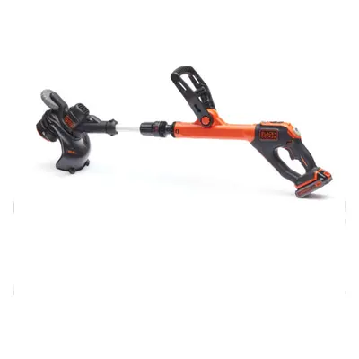 BLACK+DECKER Zahradní technika - 18V AKU strunová sekačka, záběr 28 cm, 1x aku 2,0 Ah Li-ion, na